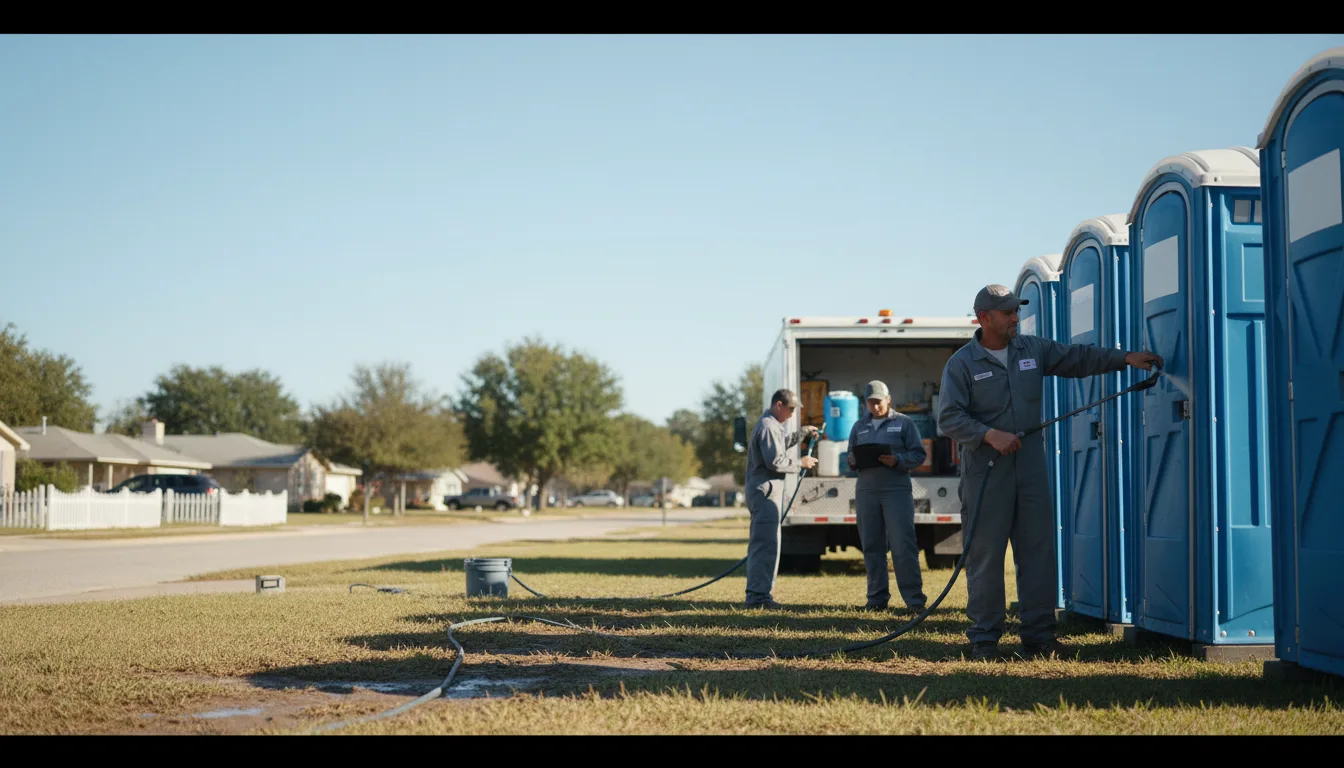 Long-Term Portable Toilet Rental in Hollytree, AL near me